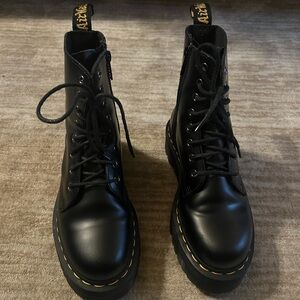 Dr. Martens Black Leather Boots